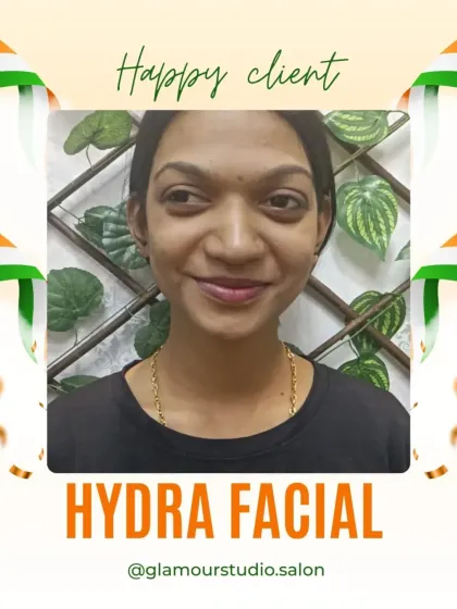 This client's happy smile and glowing skin tell a story of a successful transformation.