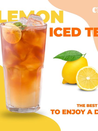 Sip on a glass of chilled Lemon Iced Tea. It's the best way to enjoy a day, whether you're here for lunch, brunch, or dinner.