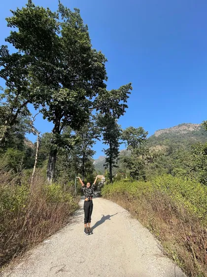 My trip to Rishikesh was a turning point. It taught me so much about myself and the power of breath. This experience of personal transformation is something I bring into every workshop I lead.