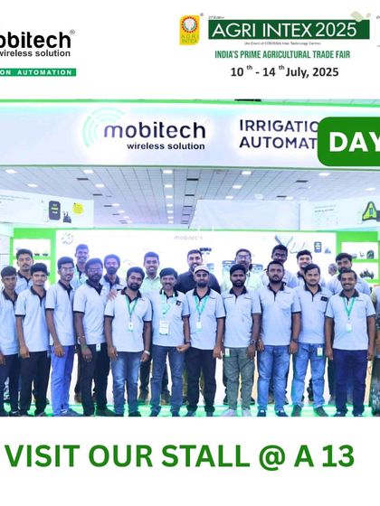 The entire Mobitech team that made our presence at Agri Intex 2025 a huge success.