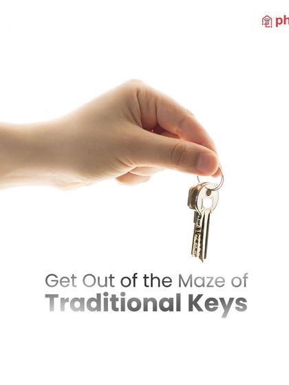 Get out of the maze of traditional keys. Holding a set of keys represents an outdated and cumbersome way of managing access to your home.