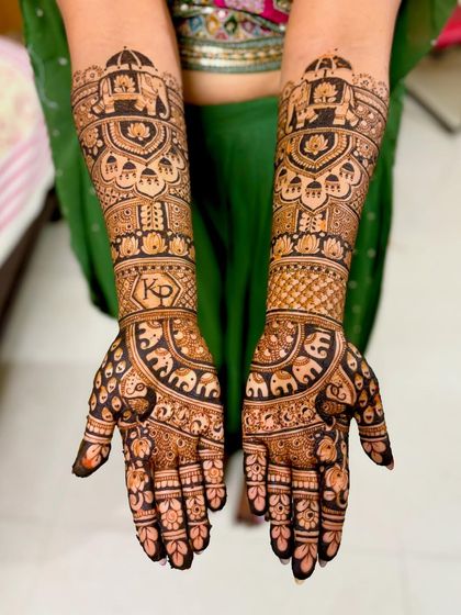 Mitali - Bridal Mehendi Custom Story & Portrait Mehendi photo 39