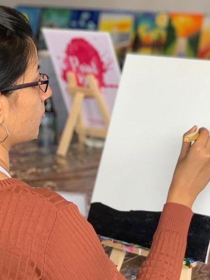 Paint Bar - Public Art Workshops & Experiences Sip & Paint: The Classic Experience photo 25