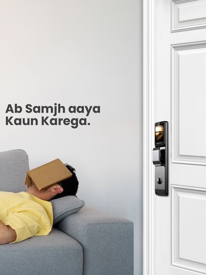 "Now I understand who will." The man is now sleeping peacefully on his couch, his home secured by my smart lock. This is the peace of mind I provide.