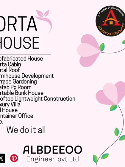 A summary of the wide range of services we offer, from porta cabins and farmhouses to container offices and luxury villas. We do it all.
