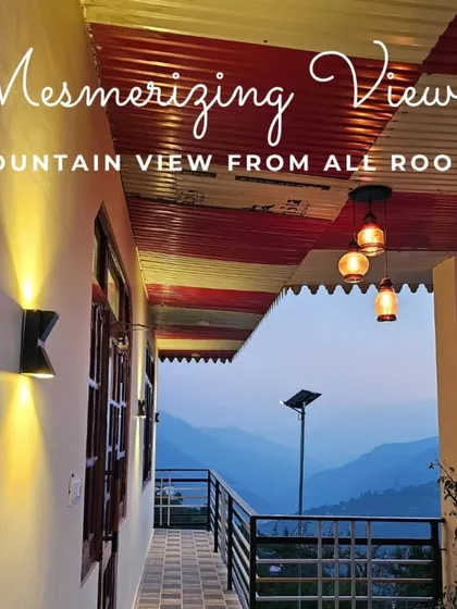 Every balcony at my home opens up to these mesmerizing views of the valley. This is the perfect spot for your morning tea or to simply watch the monsoon clouds roll in.