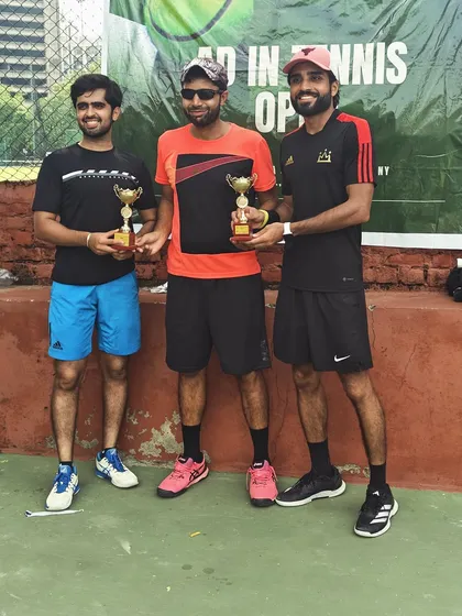 More champions from our Masters category. It's always great to see experienced players battling it out on the court.