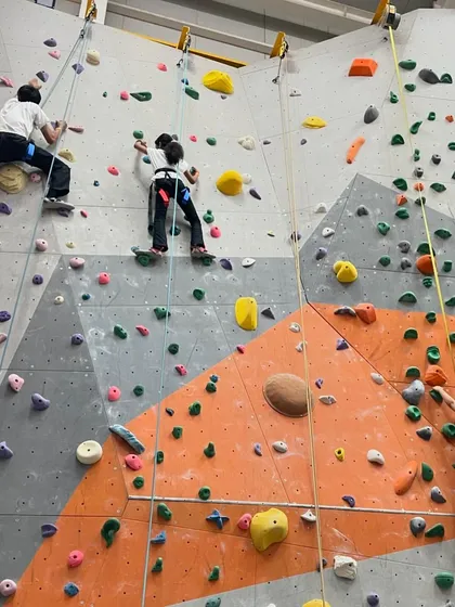 Our walls are a playground for kids. With so many different routes, they can spend hours exploring, playing, and challenging themselves.