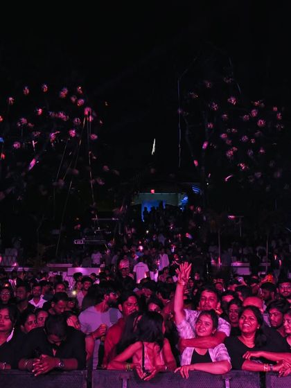 The crowd in Goa was so much fun. Seeing everyone with their hands up, singing along, is the best feeling in the world.