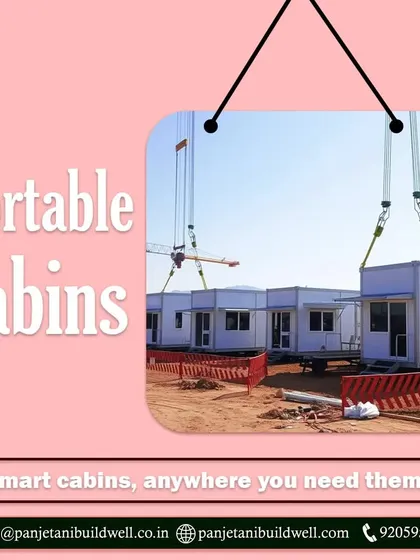 Our portable cabins being lifted into place by a crane. We are recognized as a top porta cabin manufacturer, offering smart, mobile solutions that can be deployed anywhere you need them.