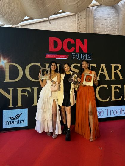 Celebrating with fellow influencers at the DCN awards. It's always inspiring to be surrounded by so much creativity and talent in one room.