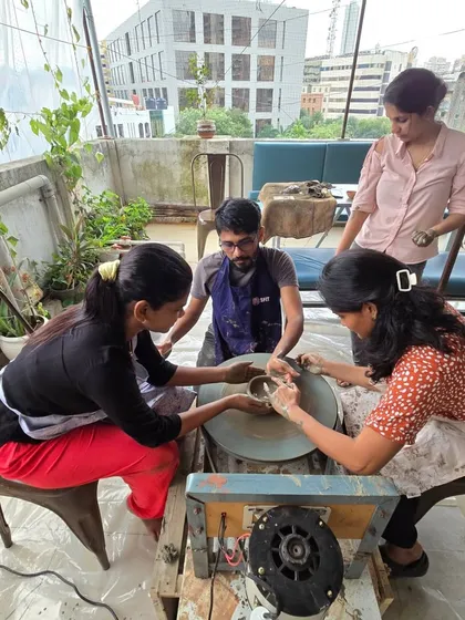 No experience? No problem. I provide hands-on guidance for everyone, ensuring even total beginners can create something they're proud of on the pottery wheel.