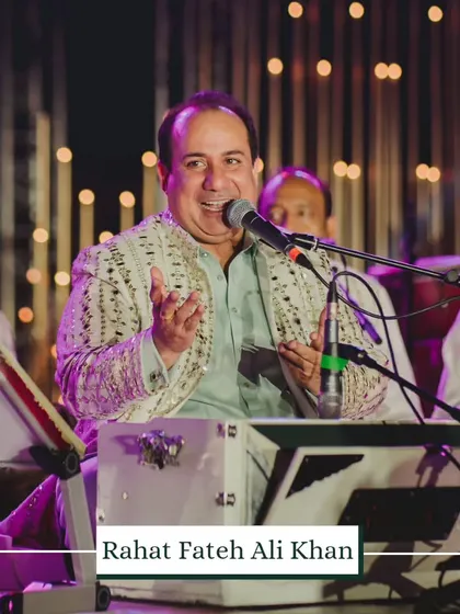 Embarking on a soulful journey with the legendary Rahat Fateh Ali Khan. We planned this symphony of love and timeless melodies, creating a magical and blissful celebration.