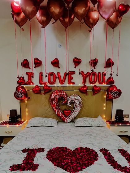 Sukh Decor - Romantic Surprise Decoration Romantic Bedroom Surprises photo 7