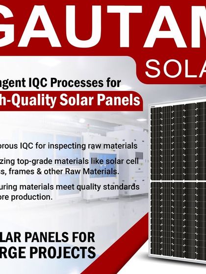 We perform stringent Incoming Quality Control (IQC) processes to deliver high-quality solar panels. We rigorously inspect all raw materials, including solar cell glass and frames, to ensure they meet our quality standards before production begins.