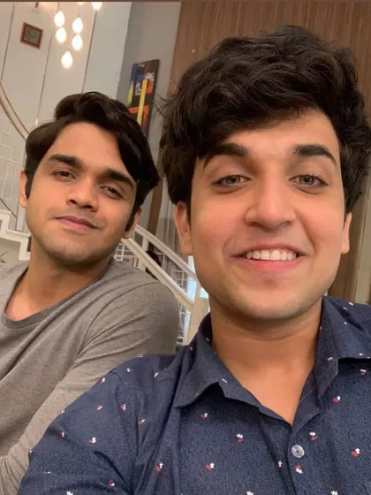A quick selfie with my co-actor during a break on set. Building a good rapport with fellow actors is key to creating believable chemistry on screen.