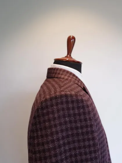 The texture and pattern of our flannel woollens provide warmth and style, perfect for a sophisticated formal look.