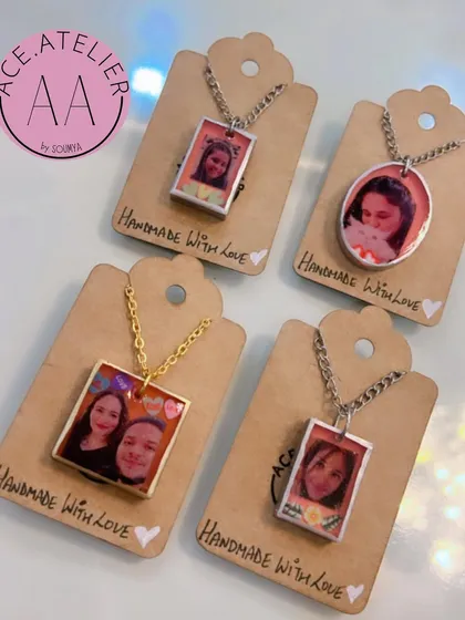 These custom photo pendants are a heartfelt way to keep your loved ones close. I can preserve your favorite photos in these beautiful, wearable keepsakes.