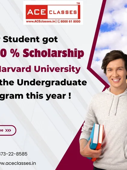 We help students aim for the world's best universities. We are proud that our student received a 100% scholarship for an undergraduate program at Harvard University this year.
