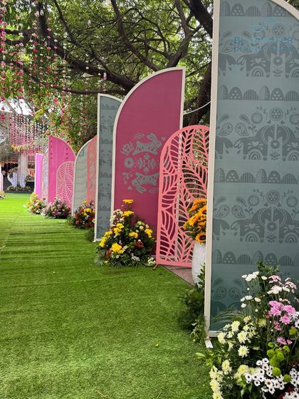 Sneha & Shahil - Wedding Decor and Production The Guest Journey: Entrances, Lounges & Dining photo 9