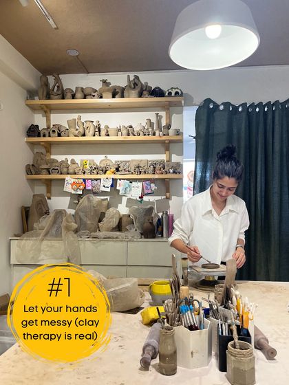 I spent a wonderful day at Alive Studio, playing with clay, paint, and their beautiful art journaling kit. There's something so magical about creating in a dedicated studio space, surrounded by fellow artists.