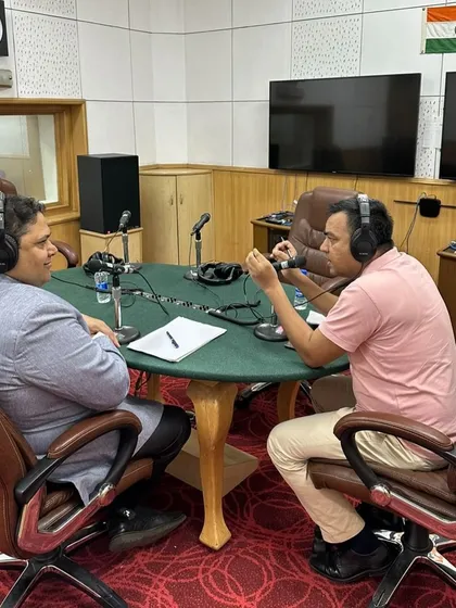 Here, I am live on air, addressing listener queries related to consumer protection law. I believe in empowering consumers with knowledge, and I use these platforms to offer clear guidance on how to handle cases of faulty products or poor service through effective dispute resolution channels.