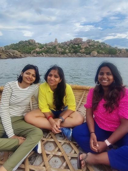 A coracle ride on the Tungabhadra river in Hampi is a must do. I include this unique experience in my Hampi itineraries for a different perspective of the landscape.
