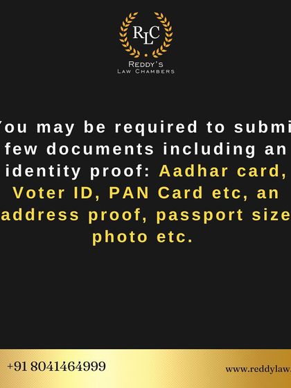 To complete a legal conversion, you may be required to submit documents like an Aadhar card, Voter ID, and PAN card as proof of identity and address.