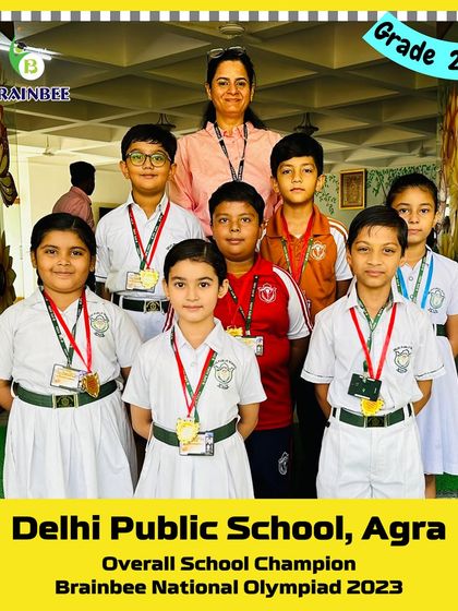 The bright minds of Grade 2C from DPS Agra, our 2023 National Champions.