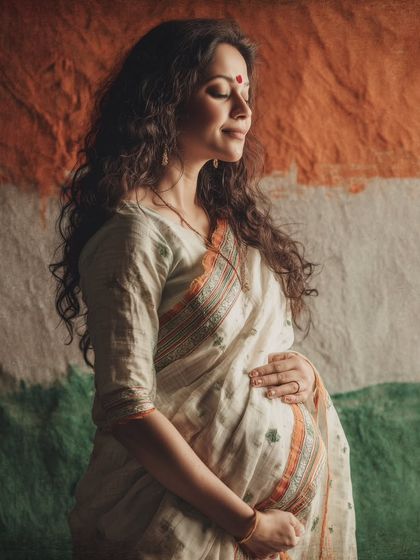 Cradling our little dream beneath the tricolor sky. This Independence Day, we celebrate new beginnings, hope, and the future we're building together.