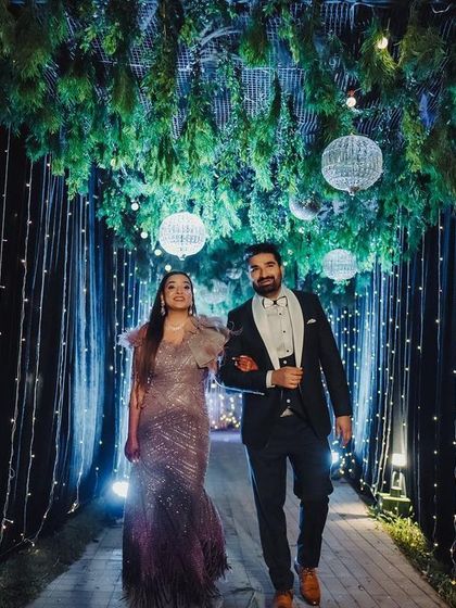 Flinters Management - Custom Wedding Design & Decor Glamorous Sangeet & Reception Nights photo 72