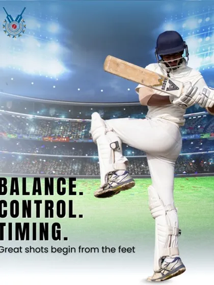 Great batting is built from the ground up. We focus on the fundamentals of balance, control, and timing, because every powerful shot begins with the feet.