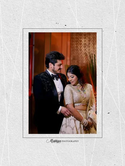 A candid, intimate portrait from a Roka ceremony. I aim to capture those unposed moments where the couple's love for each other shines through naturally.