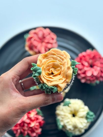 Gobble Cake - Gourmet Desserts & Pastries Floral Buttercream Cupcakes photo 4