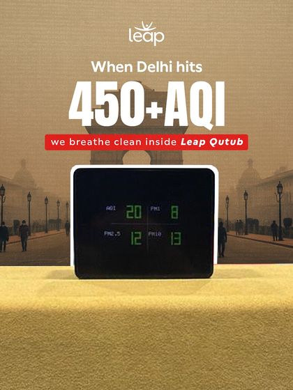 When Delhi's AQI is high, we ensure our gymnasts breathe clean air inside Leap Qutub. We have equipped our center with advanced air filtration systems and real time AQI monitors because your child's well being is paramount.