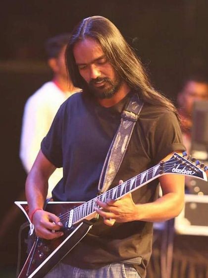 Mohit Chandrashekar, a talented guitarist and one of our "Best Rhythmite Maestros". We celebrate artists who are dedicated to the craft of music, inspiring our next generation of students.