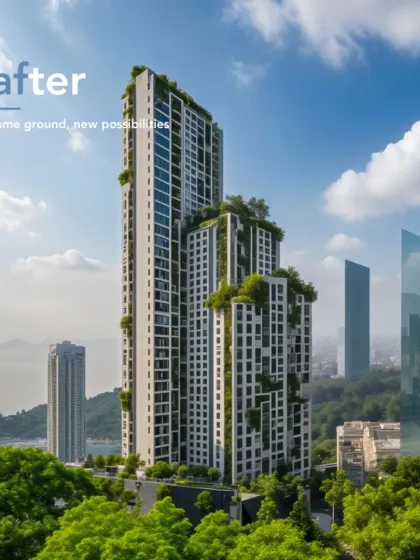 A vision for the future of urban living with the proposed redevelopment of Girgaum Ekata CHS. Our design transforms dense, low-rise structures into modern, high-quality housing with integrated green terraces and enhanced community amenities.