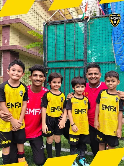 Coaches with some of our youngest players. Our grassroots coaching is all about positive reinforcement and creating a love for the sport.