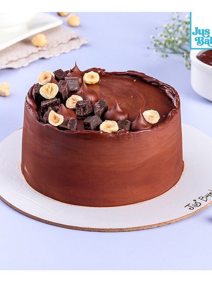 I also offer gluten-free options for those with dietary needs. This gluten-free chocolate hazelnut cake is just as indulgent and delicious as my other creations.