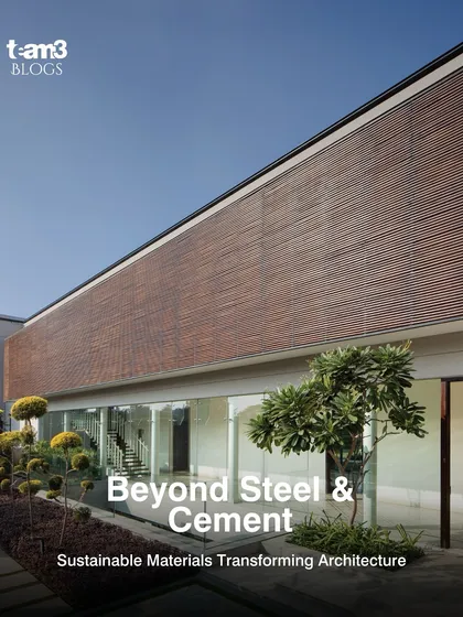 Our blog post, "Beyond Steel & Cement," explores the sustainable materials transforming architecture. We advocate for integrating innovative solutions like AAC blocks and green pavers to build a greener future.