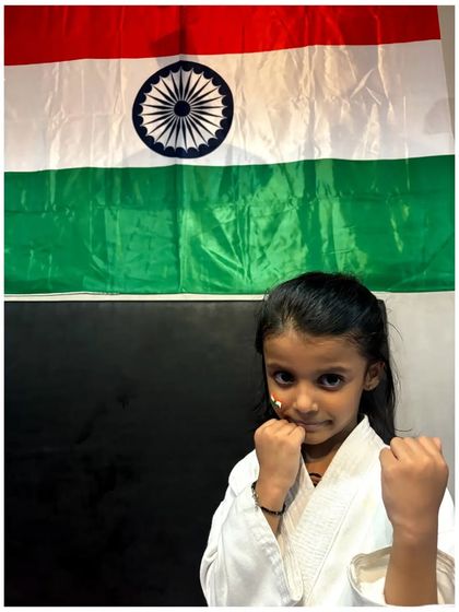 Wishing everyone a Happy Independence Day. I am proud to foster values like discipline and strength in the next generation of Indians. Jai Hind!