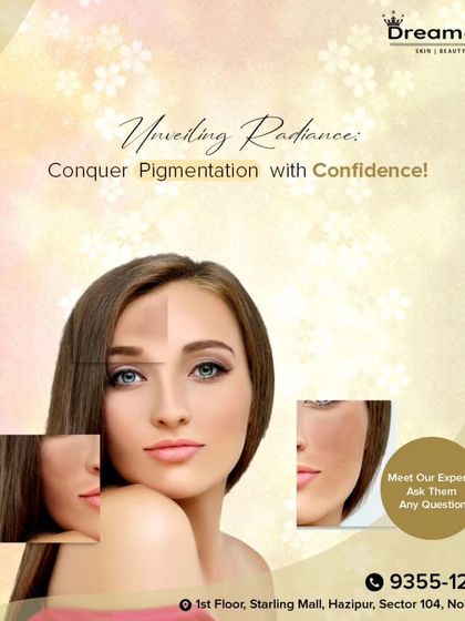 Conquer pigmentation with confidence. This visual shows how my treatments can help you achieve an even and radiant skin tone.