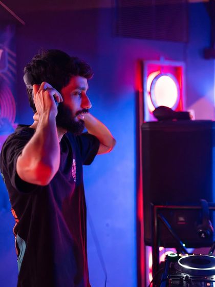 Adjusting my headphones, getting ready for the next transition.