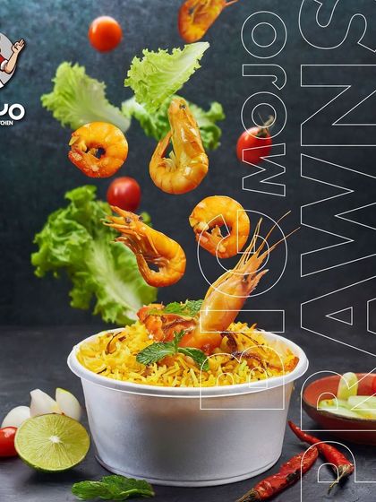 For seafood lovers, the Big Mojo Prawns Biryani is a fantastic choice. It's loaded with juicy prawns and aromatic spices.