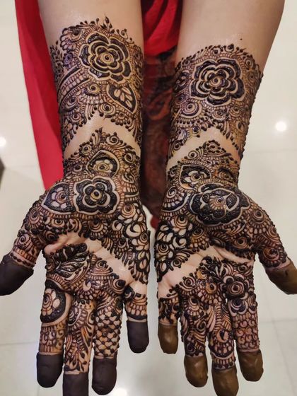 Another view of the floral cutwork design for a baby shower, showing the beautiful symmetry and detail.