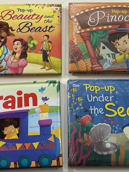 From classic fairy tales like 'Beauty and the Beast' to adventures 'Under the Sea', these pop-up books make storytime magical. They are a great way to introduce beloved characters to your child.