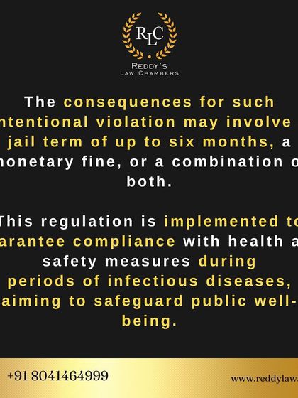 Quarantine rules are a matter of public health and safety. We explain Section 273 of the BNS, which outlines the penalties for intentionally violating government-mandated quarantine measures during a disease outbreak.