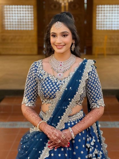 Madhuri Subbaraju - Destination Wedding Makeup Reception & Sangeet Glamour photo 16
