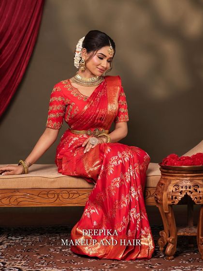 Deepika Makeup and Hair - Professional Makeup & Hair Academy My Signature: South Indian Bridal Artistry photo 45