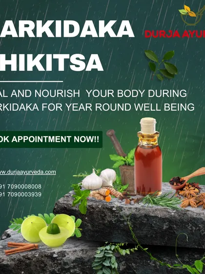 Heal and nourish your body during the Karkidaka season for year-round well-being. Our treatments use fresh, potent ingredients like amla, garlic, and turmeric to support your health.